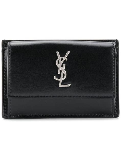 ysl wallet black logo|ysl wallets best price.